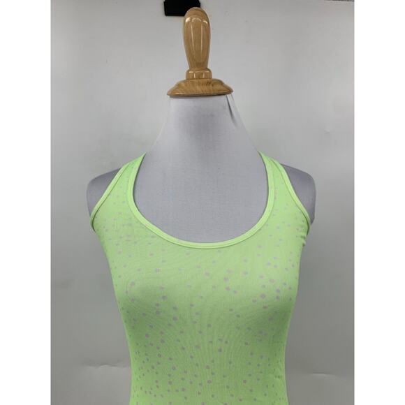 Lululemon Cool Tank Top Womens 2 Highlighter Pop Racerback Scoop Neck Active - Picture 3 of 9